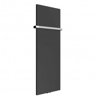 Reina Slimline Vertical Designer Radiator 1470mm H x 500mm W Textured Matt Anthracite