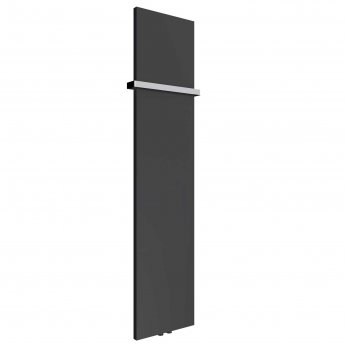 Reina Slimline Vertical Designer Radiator 1770mm H x 400mm W Textured Matt Anthracite