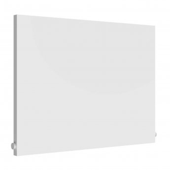 Reina Slimline Horizontal Designer Radiator 600mm H x 800mm W Textured Matt White