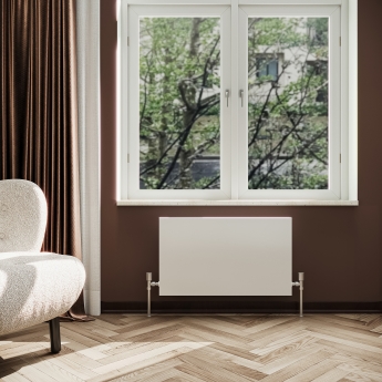 Reina Slimline Horizontal Designer Radiator 600mm H x 1200mm W RAL