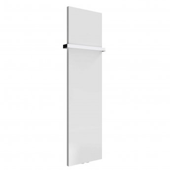 Reina Slimline Vertical Designer Radiator 1470mm H x 400mm W Textured Matt White