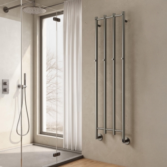 Reina Solara Dry Electric Stainless Steel Designer Heated Towel Rail