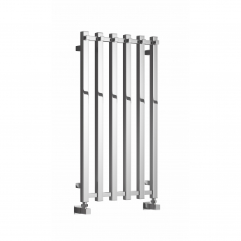 Reina Todi Designer Heated Towel Rail 800mm H x 415mm W - Chrome | Product Image