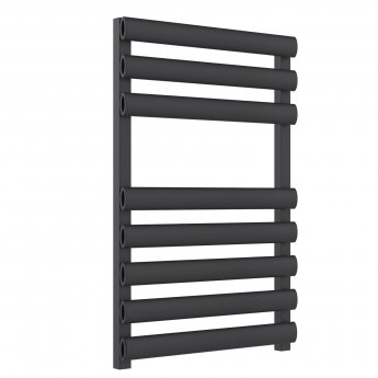 Reina Veroli Designer Heated Towel Rail 750mm H x 480mm W Anthracite