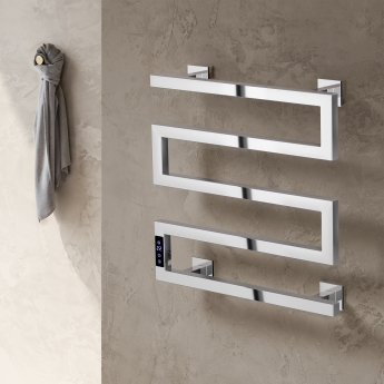 Reina Vispa Dry Electric Stainless Steel Designer Heated Towel Rail