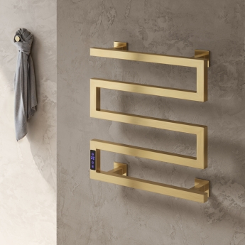 Reina Vispa Dry Electric Stainless Steel Designer Heated Towel Rail