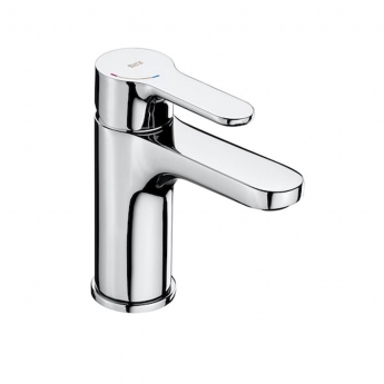Roca L20 Cold Start Basin Mixer Tap without Pop Up Waste - Chrome