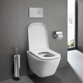 Roca The Gap Toilet, 801472004+34647L000, Wall Hung, White