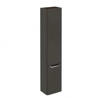 Royo Life Left Handed Wall Hung 2-Door Tall Unit 350mm Wide - Anthracite