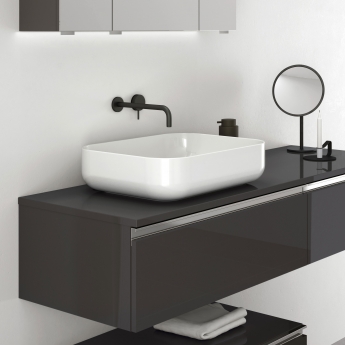 Royo Nomia Sit-On Counter Top Basin 500mm Wide - 0 Tap Hole