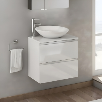 Royo Vida 600mm 2-Drawer Wall Hung Vanity Unit | Product Image