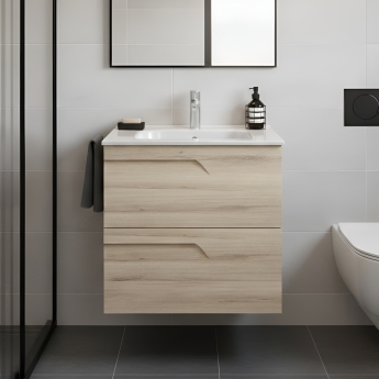 Royo Vitale 600mm 2-Drawer Wall Hung Vanity Unit | Product Image