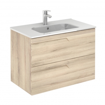 Royo Vitale 800mm 2-Drawer Wall Hung Vanity Unit