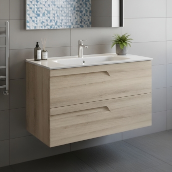 Royo Vitale 1000mm 2-Drawer Wall Hung Vanity Unit | Product Image