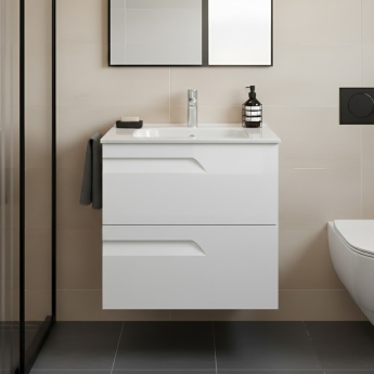 Royo Vitale 600mm 2-Drawer Wall Hung Vanity Unit | Product Image
