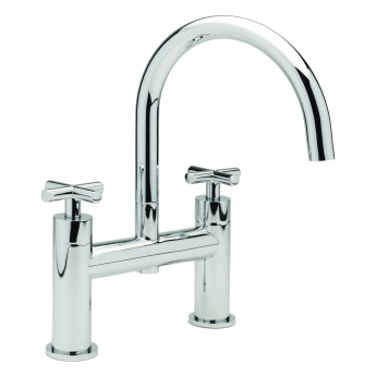 Sagittarius Avant Bath Filler Tap Pillar Mounted - Chrome