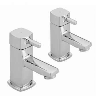 Sagittarius Axis Basin Taps Pair - Chrome