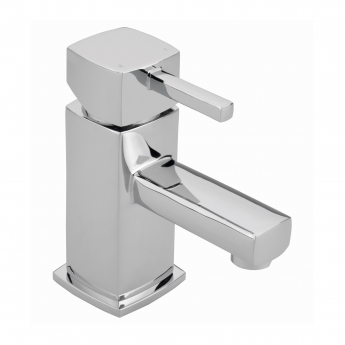 Sagittarius Axis Mono Basin Mixer Tap with Sprung Waste - Chrome