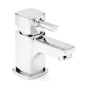 Sagittarius Axis Mini Mono Basin Mixer Tap with Sprung Waste - Chrome