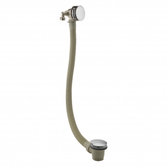 Sagittarius Minimal Centrafill Bath Filler with Spring Loaded Pop Up Waste - 600mm