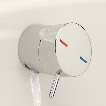 Sagittarius Lever Centrafill Bath Waste Built-In On/Off Control Chrome