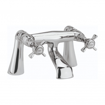 Sagittarius Churchmans Bath Filler Tap Pillar Mounted - Chrome