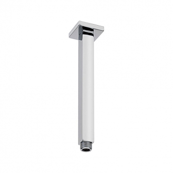 Sagittarius Cube Square Ceiling Mounted Arm 240mm Length - Chrome