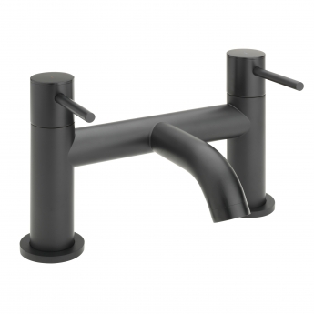 Sagittarius Ergo Bath Filler Tap Pillar Mounted - Black
