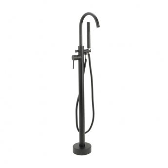 Sagittarius Ergo Mono Bath Shower Mixer Tap Freestanding - Black