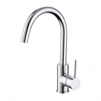 Sagittarius Ergo Mono Kitchen Sink Mixer Tap Side Action Chrome