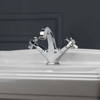 Sagittarius Fitzgerald Mono Basin Mixer Tap with Pop Up Waste - Chrome | Product Image