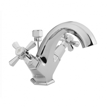Sagittarius Fitzgerald Mono Basin Mixer Tap with Pop Up Waste - Chrome | Product Image
