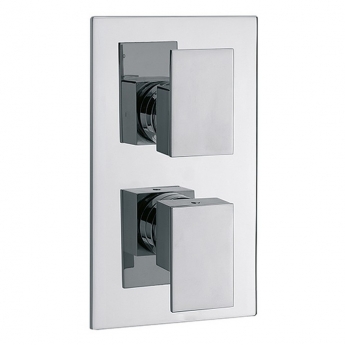 Sagittarius Flow Thermostatic Concealed Shower Valve with 2 Way Diverter - Chrome | Product Image