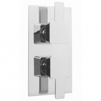 Sagittarius Gramercy Thermostatic Concealed Shower Valve Dual Handle - Chrome | Product Image