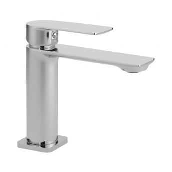 Sagittarius Kvell Monobloc Basin Mixer Tap with Sprung Waste - Chrome | Product Image