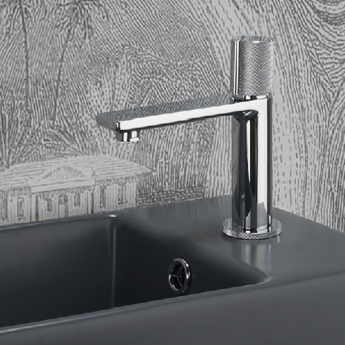 Sagittarius Lavorare Monobloc Basin Mixer Tap with Sprung Waste - Chrome