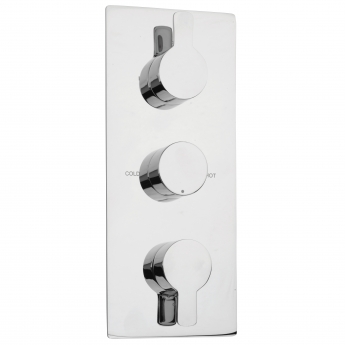 Sagittarius Livorno Thermostatic Concealed Shower Valve with 3 way Diverter - Chrome | Product Image