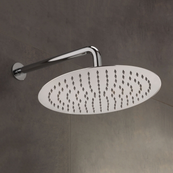 Sagittarius Morella Slim Fixed Shower Head and Arm 300mm Diameter Chrome
