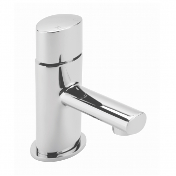 Sagittarius Oveta Mini Basin Mixer Tap with Sprung Waste - Chrome | Product Image