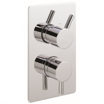 Sagittarius Piazza Concealed Shower Valve Dual Handle - Chrome | Product Image