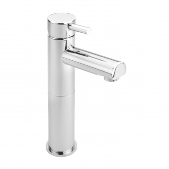 Sagittarius Piazza Tall Mono Basin Mixer Tap with Sprung Waste - Chrome