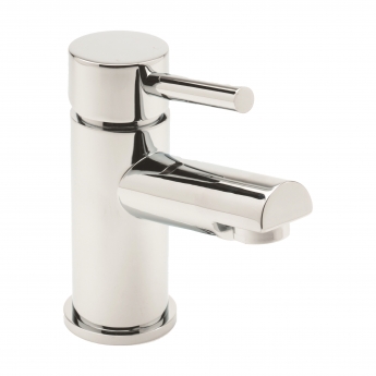 Sagittarius Piazza Mini Mono Basin Mixer Tap with Sprung Waste - Chrome