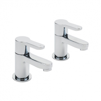 Sagittarius Plaza Bath Taps Pair Chrome