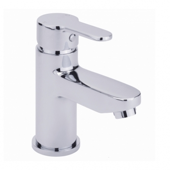 Sagittarius Plaza Mono Basin Mixer Tap with Sprung Waste - Chrome