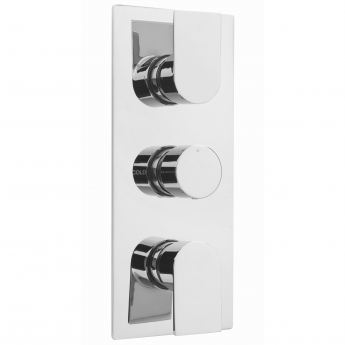 Sagittarius Scala Thermostatic Concealed Shower Valve with 3 Way Diverter - Chrome | Product Image