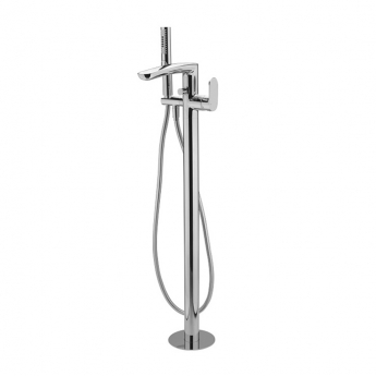Sagittarius Tame Bath Shower Mixer Tap Freestanding - Chrome | Product Image