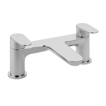 Sagittarius Zeel Bath Filler Tap Pillar Mounted - Chrome