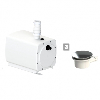 Saniflo Sanifloor+ 3 Shower Waste Pump for Low Profile Shower Trays