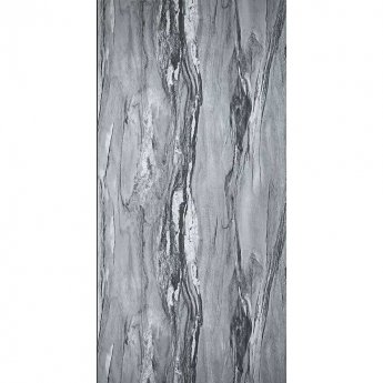 Showerwall Square Edge MDF Shower Panel 900mm Wide x 2440mm High - Grey Volterra Gloss | Product Image