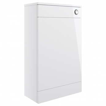 Signature Aalborg Back to Wall WC Toilet Unit 500mm Wide - White Gloss
